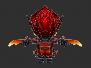 Wolverine 3 Hand-Painted Low-Poly 3D Game Assets Model 3D