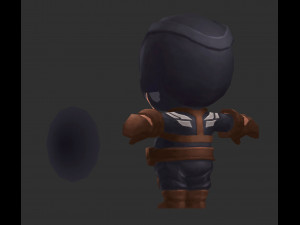 Captain America 4 Hand-Painted Low-Poly 3D Game Assets 3D मॉडल