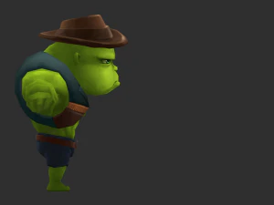 Hulk 2 Hand-Painted Low-Poly 3D Game Assets 3D Model