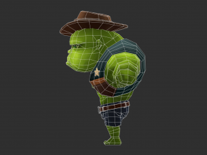 Hulk 2 Hand-Painted Low-Poly 3D Game Assets Model 3D