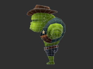 Hulk 2 Hand-Painted Low-Poly 3D Game Assets 3D Model