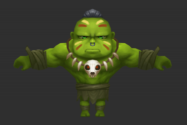Hulk 4 Hand-Painted Low-Poly 3D Game Assets Model 3D .c4d .max .obj .3ds .fbx .stl .blend 