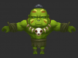 Hulk 4 Hand-Painted Low-Poly 3D Game Assets 3D Model