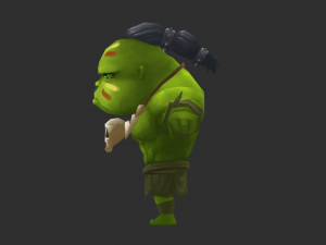 Hulk 4 Hand-Painted Low-Poly 3D Game Assets Model 3D