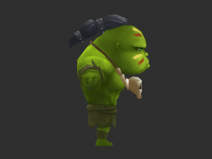 Hulk 4 Hand-Painted Low-Poly 3D Game Assets Model 3D