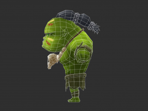 Hulk 4 Hand-Painted Low-Poly 3D Game Assets Model 3D
