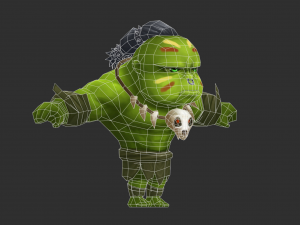 Hulk 4 Hand-Painted Low-Poly 3D Game Assets Model 3D