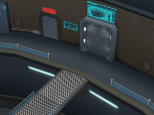 Metal Map Hand-Painted Game Assets 3D Model