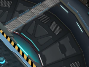 Metal Map Hand-Painted Game Assets 3D Model
