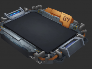 Factory Map Hand-Painted Game Assets Model 3D