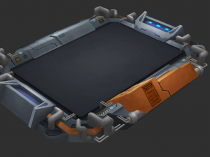 Factory Map Hand-Painted Game Assets Model 3D