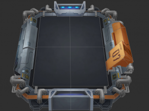 Factory Map Hand-Painted Game Assets Model 3D