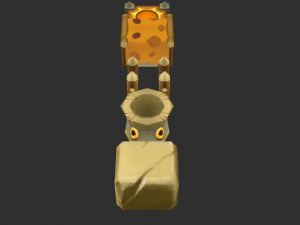 Jungle Items 1 Hand-Painted Game Assets 3D Model