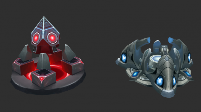 Factory Tower Hand-Painted Game Assets 3D मॉडल .c4d .max .obj .3ds .fbx .stl .blend 