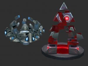 Factory Tower Hand-Painted Game Assets 3D मॉडल
