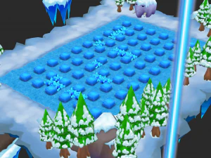 Christmas Map Hand-Painted Game Assets 3D Model