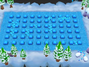 Christmas Map Hand-Painted Game Assets 3D Model