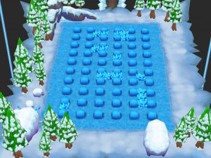 Christmas Map Hand-Painted Game Assets 3D Model
