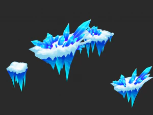 Christmas Map Hand-Painted Game Assets 3D Model