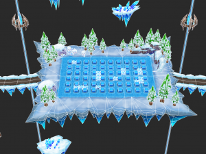 Christmas Map Hand-Painted Game Assets Model 3D