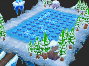 Christmas Map Hand-Painted Game Assets Model 3D