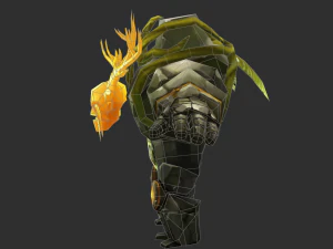 Boss Green Maokai Hand-Painted Game Assets 3D Model