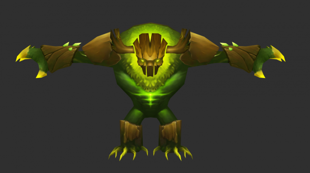 Boss Tree Hand-Painted Game Assets 3D Модель .c4d .max .obj .3ds .fbx .stl .blend 