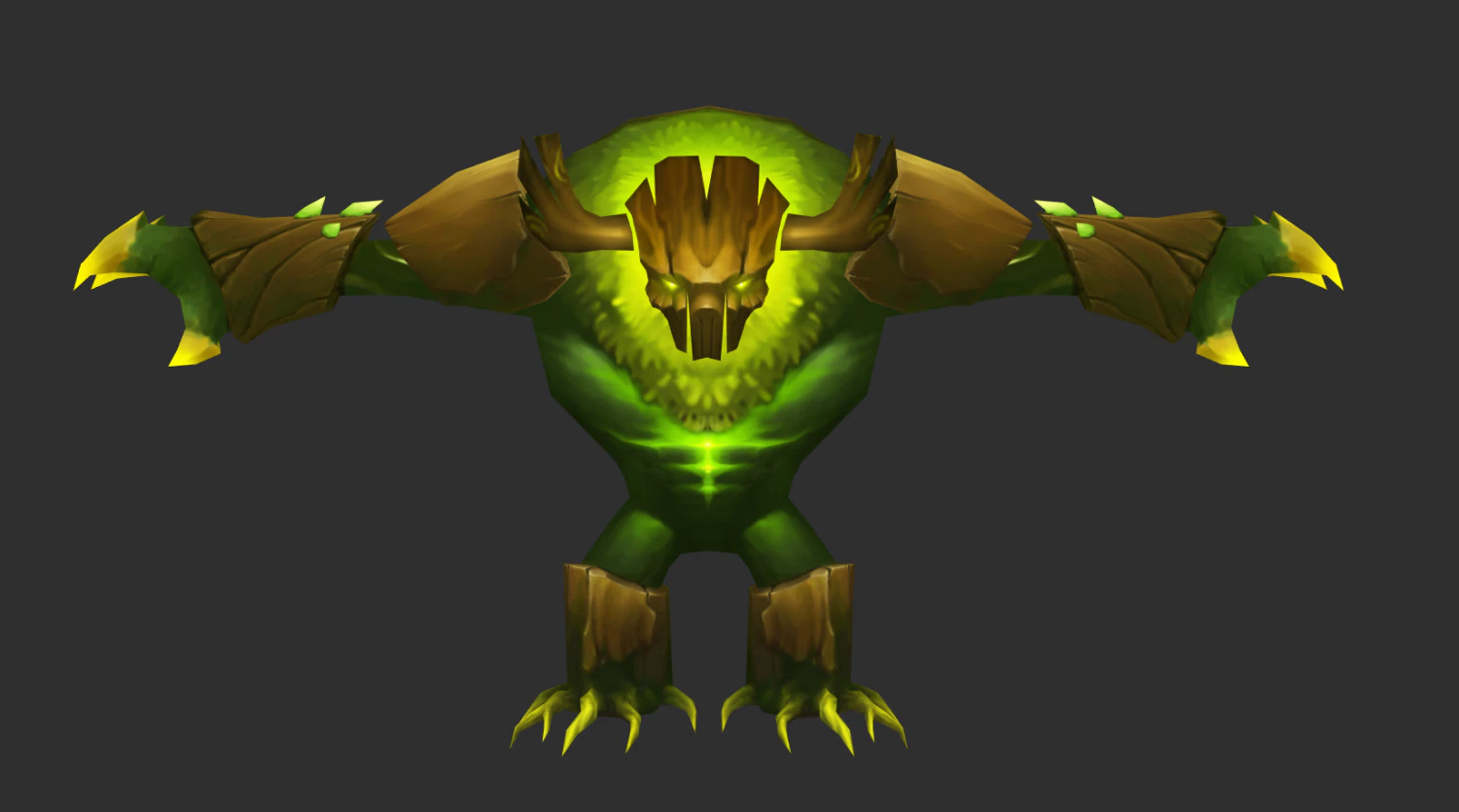 Boss Tree Hand-Painted Game Assets 3D Model .c4d .max .obj .3ds .fbx .stl .blend