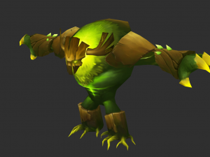 Boss Tree Hand-Painted Game Assets 3D Модель