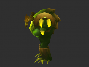 Boss Tree Hand-Painted Game Assets 3D Модель