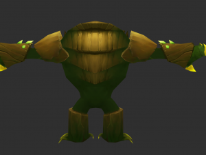 Boss Tree Hand-Painted Game Assets 3D Модель