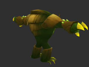 Boss Tree Hand-Painted Game Assets 3D Модель