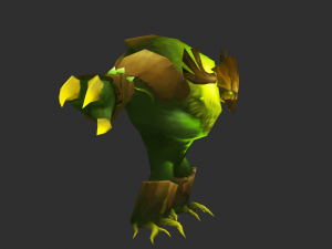 Boss Tree Hand-Painted Game Assets 3D Модель