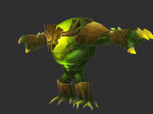 Boss Tree Hand-Painted Game Assets 3D Модель