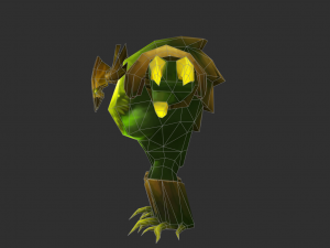 Boss Tree Hand-Painted Game Assets 3D Модель