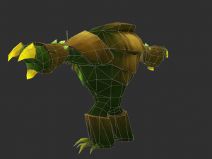 Boss Tree Hand-Painted Game Assets 3D Модель
