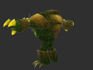 Boss Tree Hand-Painted Game Assets 3D Model