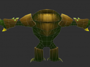 Boss Tree Hand-Painted Game Assets 3D Модель