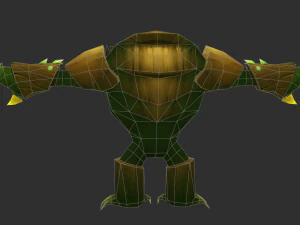 Boss Tree Hand-Painted Game Assets 3D Model