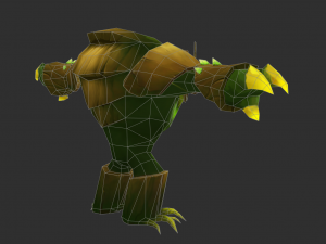 Boss Tree Hand-Painted Game Assets 3D Модель