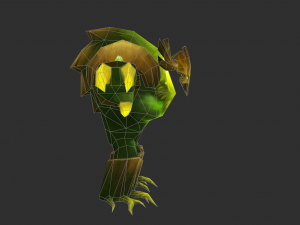 Boss Tree Hand-Painted Game Assets 3D Модель