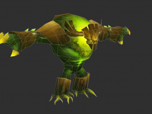 Boss Tree Hand-Painted Game Assets 3D Модель