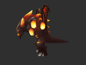 Boss Fire Hand-Painted Game Assets 3D Model