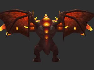 Boss Fire Hand-Painted Game Assets 3D Model