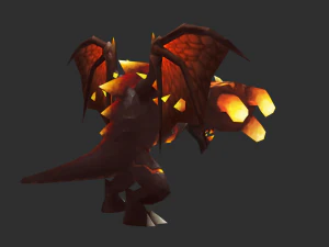 Boss Fire Hand-Painted Game Assets 3D Model
