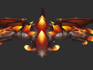 Boss Fire Hand-Painted Game Assets Modelo 3D