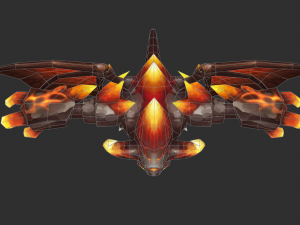 Boss Fire Hand-Painted Game Assets Modelo 3D