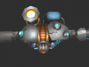 Boss Robot 1 Malphite Hand-Painted Game Assets 3D Model
