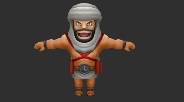 Brown IS Boss Malphite Hand-Painted Game Assets 3D मॉडल .c4d .max .obj .3ds .fbx .stl .blend 
