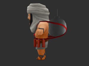 Brown IS Boss Malphite Hand-Painted Game Assets 3D मॉडल